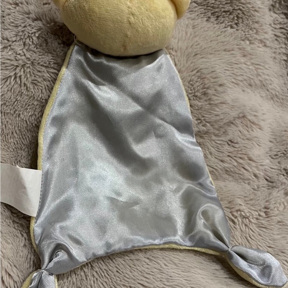 Swiggles Yellow Bear Plush Pacifier Holder Security Blanket - Picture 3 of 9